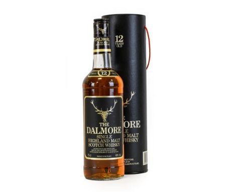 The Dalmore 12 Years Old Single Highland Malt Scotch Whisky, 1980s bottling, 40% vol 75cl, in original cardboard tube (one bo