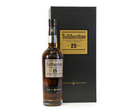 Tullibardine 25 Year Old Highland Single Malt Scotch Whisky, 43% vol. 70cl, in original presentation box (one bottle)