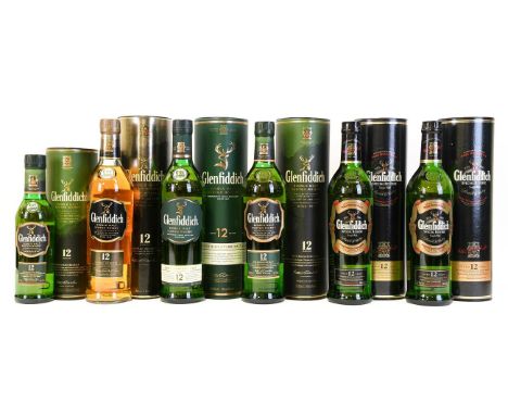 Glenfiddich 12 Year Old Caoran Reserve Single Malt Scotch Whisky, 40% 70cl, in original cardboard tube (one bottle), Glenfidd