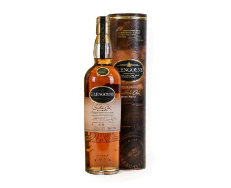 Glengoyne Scottish Oak Wood Finish Single Highland Malt Scotch Whisky, bottle No. 4390, 53.5% vol, 700ml, in original cardboa