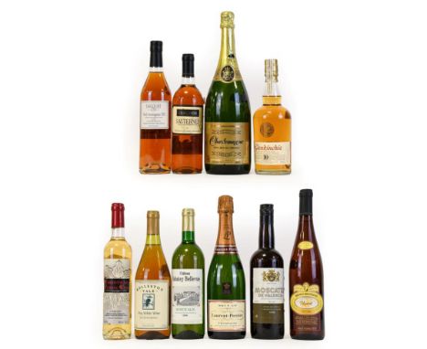 Glenkinchie 10 Year Old Lowland Scotch Whisky, 43% vol 70cl (one bottle), Laurent-Perrier Brut Champagne (one bottle), Charle