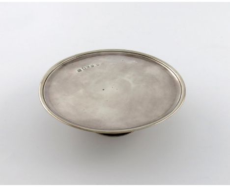 A George II West Country silver footed waiter, by Samuel Blachford, of Plymouth, Exeter 1728, circular form, on a raised circ