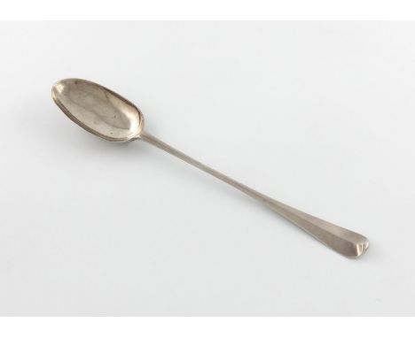 A George I West Country silver Hanoverian Rat-tail pattern basting spoon, by Thomas Salter, Exeter 1713, the oval bowl with a