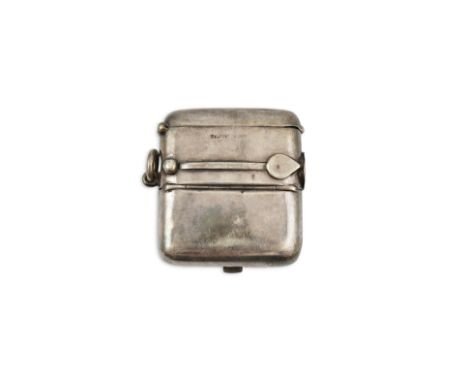 A late Victorian silver combination, cigar cutter, sovereign/half sovereign and vesta case by William Hair Haseler, Birmingha