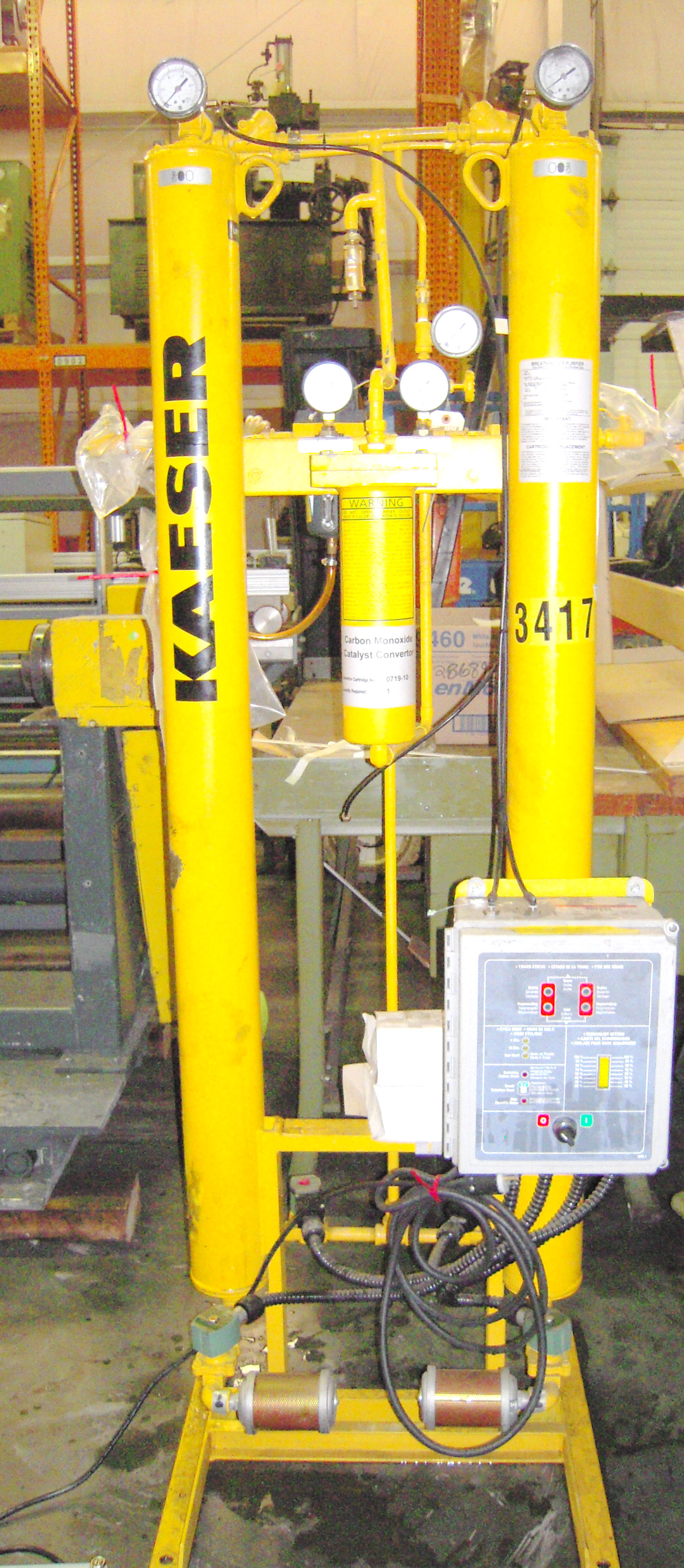 breathing air purification systems