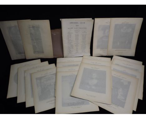 Rare Arundel Club London 1910 - Annual subscribers print collection(19 of 20 are present). Seventh Year of Publication. Inclu