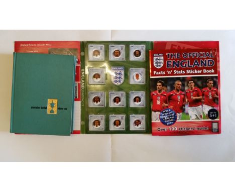 FOOTBALL, selection inc. empty albums, Football Legends (with uncut sheets), Marks &amp; Spencer, Hall of Fame, Esso, Merlin,