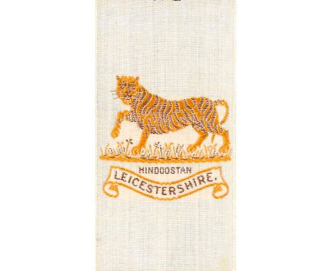 ANSTIE, Regimental Badges, silks, inc. Queen Marys Regiment (light blue) &amp; London Scottish, VG to EX, 48