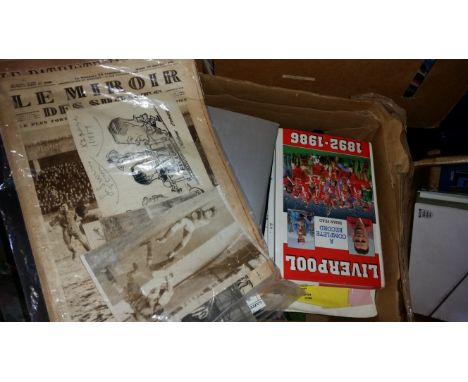 SPORT, selection, inc. hard &amp; softback editions, Liverpool A Complete Record 1892-1986 by Breedons (with dj), Whos Who of