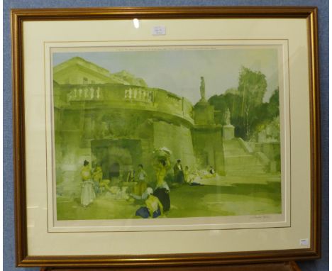 A signed Sir William Russell Flint print, framed
