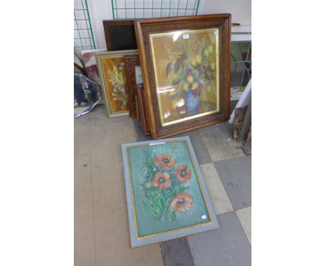 Assorted paintings and prints (15)