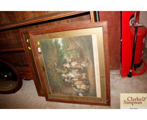 A pair of coloured prints, after George Morland