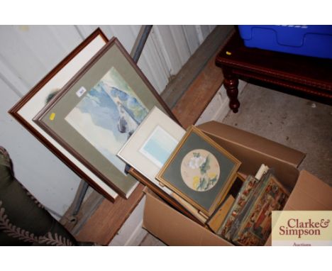 A large quantity of various pictures and prints