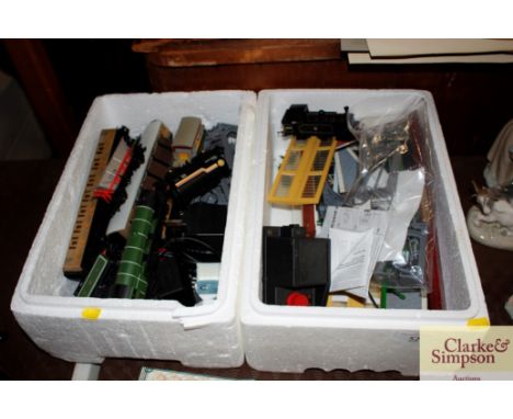 A quantity of various Hornby 00 gauge and other model railway items