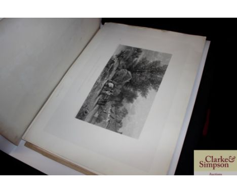 A folio of various prints and engravings