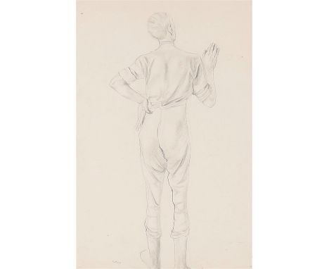 
	
		Copley, 
		Study of a gentleman from behind, 
		Pencil, 
		Signed lower left, 
		39.5 x 26cm (15½ x 10 in.)
		Unframed
	