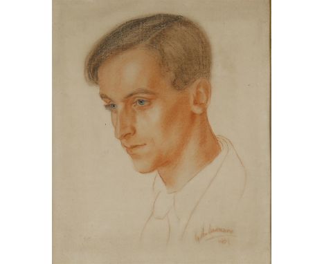 
	
		Gaetan De Gennaro (Italian 1890-1959), 
		Portrait of Geoffrey Wooley 
		Coloured chalks
		Signed and dated 1939
		41 x 