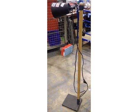 Metal based standard lamp, H: 130 cm. Not available for in-house P&P, contact Paul O'Hea at Mailboxes on 01925 659133Conditio