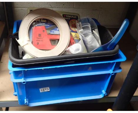 Box of mixed tools to include stapler. Not available for in-house P&amp;P, contact Paul O'Hea at Mailboxes on 01925 659133 