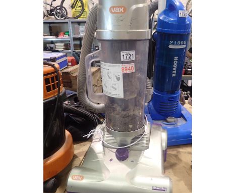Vax 1600w power upright vacuum cleaner. Not available for in-house P&P, contact Paul O'Hea at Mailboxes on 01925 659133Condit