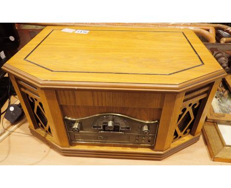 Steepletone model 2057 record player CD player, tape player radio. Not available for in-house P&P, contact Paul O'Hea at Mail