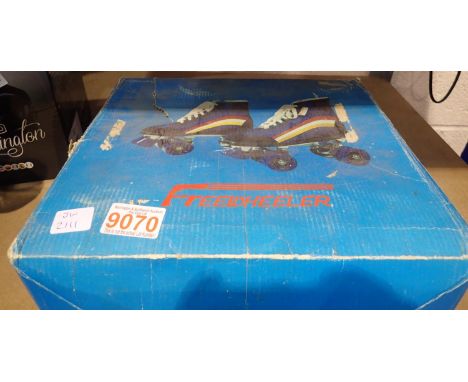 Pair of Freewheeler roller skates. Not available for in-house P&amp;P, contact Paul O'Hea at Mailboxes on 01925 659133 