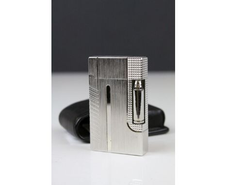 S T Dupont ' James Bond 007 ' Lighter in Black Leather Case