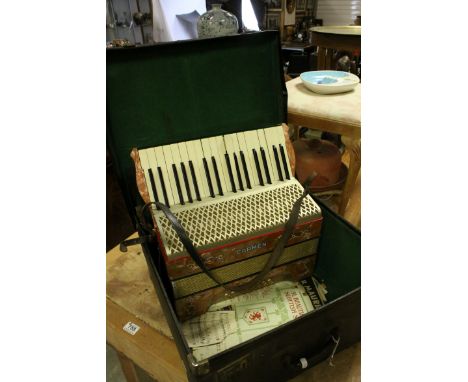 Vintage Cased ' Carmen ' Accordian