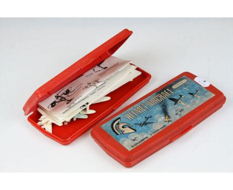 Two cased 1/350th scale Helmet Aircraft Wargamers sets featuring Spitfires and DO-172