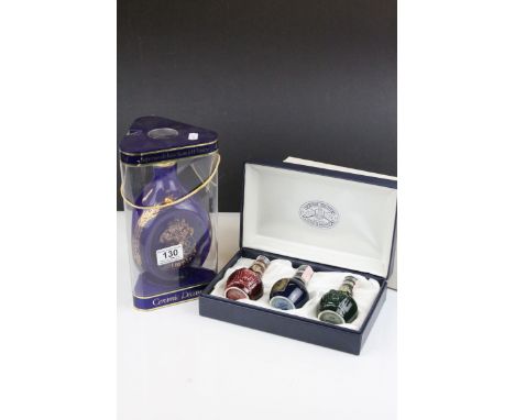 Dimple Whiskey Ceramic Decanter in Presentation Box (sealed and unopened) together with Chivas Bros Limited Royal Salute Thre
