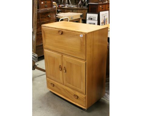 Ercol Golden Dawn Windsor Serving Cabinet, model 469, 110cms high x 82cms wide x 43cms deep