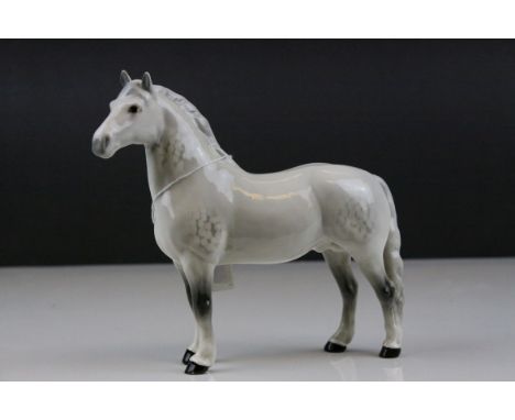 Beswick Standing Welsh Cob, first version, Grey, model no. 1793