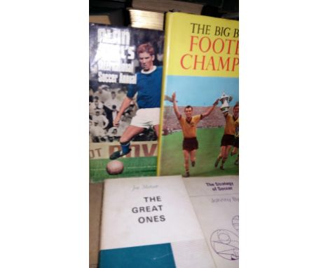 Books: Football / Soccer interest- vintage 50s and 60s inc World Cup 66- Geoff Hursts Review- etc.13