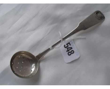 Scottish fiddle pattern sifter ladle Edin 1828 by   M & S 22g        