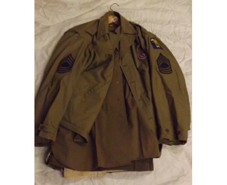 US Army field jacket and trousers     