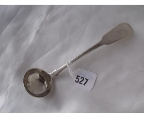 Georgian Scottish fiddle pattern cream ladle Glasgow   1847  by JMJ 38g       