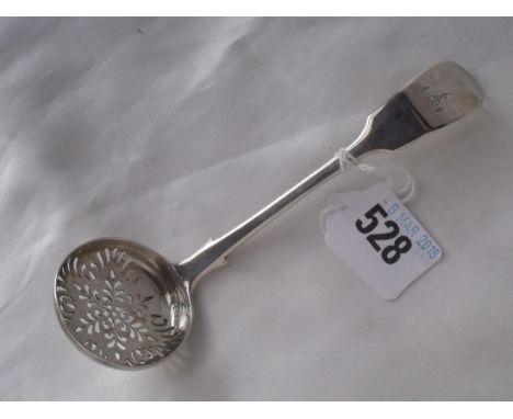 Victorian fiddle pattern sifter ladle Lon 1865 by Lias 38g  