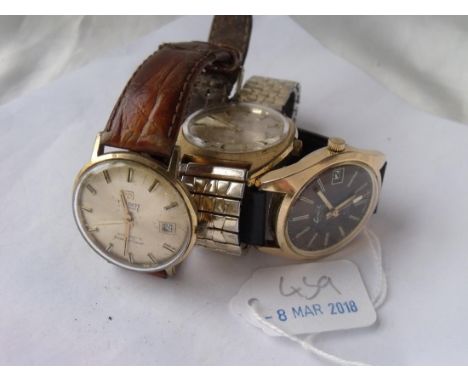 Gents Tissot automatic wrist watch and 2 others   