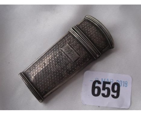 Georgian Etui with engine turned sides 2.5” high Birm   by T & P        