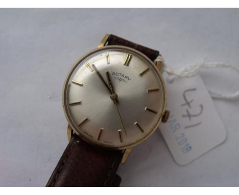 Gents metal rotary wrist watch      
