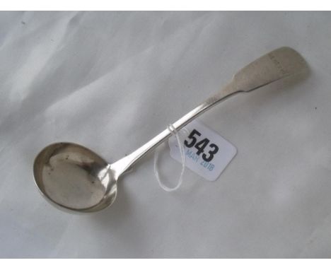 A Scottish fiddle pattern cream ladle Edin 1828   by AM 30g        