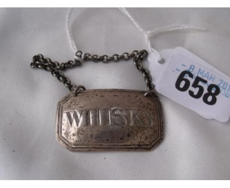 Georgian Scottish whiskey ticket Edin circa 1800 by RF  