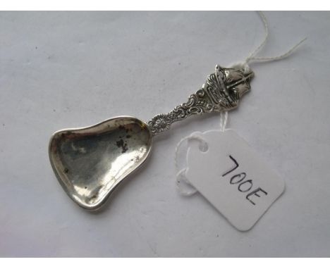 Dutch silver (850 standard) caddy spoon    