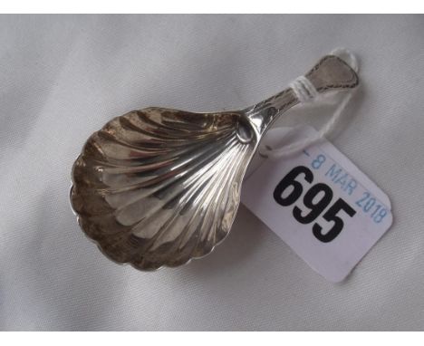 Georgian caddy spoon - probably London 1783   