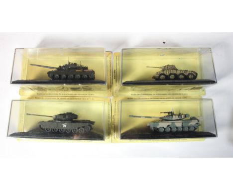 A collection of 'part works' models of world war fighter planes by Amer, together with a collection of military model vehicle