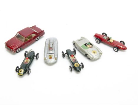 1950s-60s Solido Competition &amp; Sports Cars, Porsche Spyder, Lotus F1, Cooper 1500, Fiat Abarth, Ferrari F1, Lancia Flamin