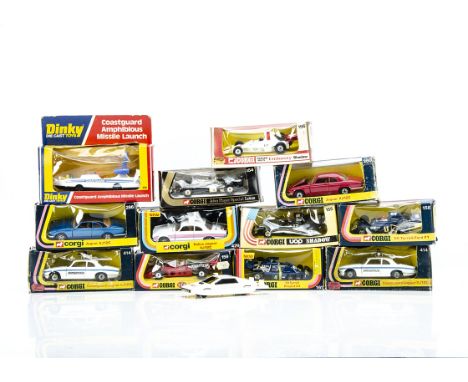 1970s Corgi Toys, 159 Patrick Eagle Racing Car, 161 Elf Tyrrell Project 34, 155 UOP Shadow, 286 Jaguar XJ12C (2), 414 Coastgu