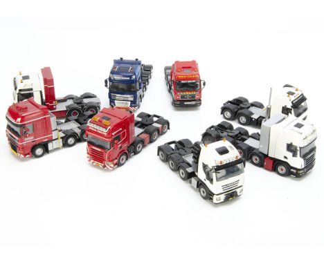 WSI Collectibles 1:50 Tractor Units, No.9126 Volvo FH Globe 6x4, No.9484 Joger Omrin Mid Wolde Volvo FH 16 8x4, No.9398E DAF 