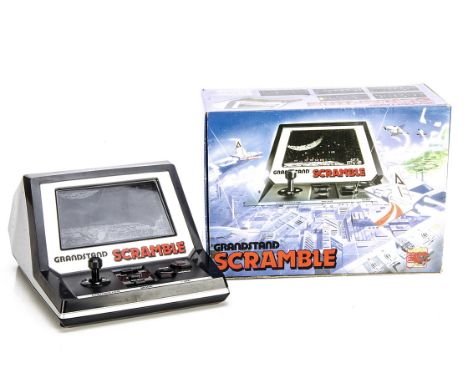 A Grandstand Scramble Electronic Game, in original box with instructions, leaflet and warranty card, VG-E, tested and working