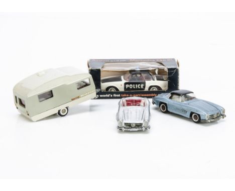 Tekno Diecast Models, 929 Mercedes 280 SL Hardtop 'Police' Car, in original 'Model Products' window box, 815 Sprite Musketeer